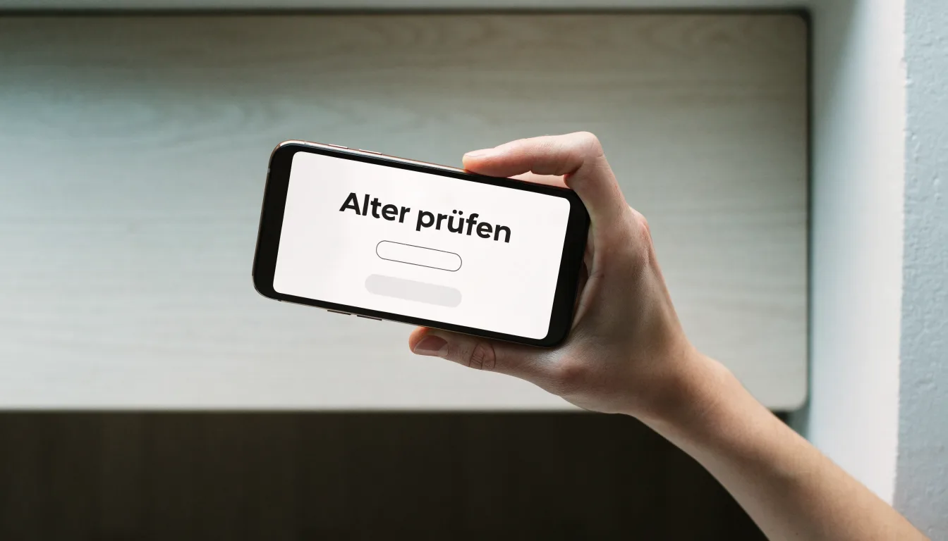 Ein Schlüssel steckt im Schloss einer massiven Holztür, Licht fällt durch einen schmalen Spalt.
